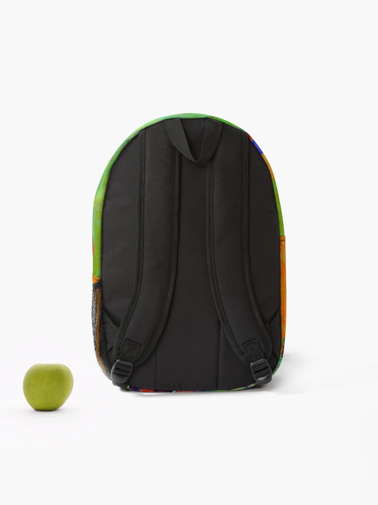 Thumbnail 2 of 3, Backpack, Red Rays designed and sold by ViaARTfactory.