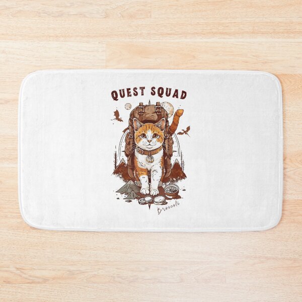 Item preview, Quest Fantasy Squad Broccoli Funny Cat Retro designed and sold by FantasyFablesC.