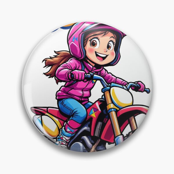 Item preview, Throttle Therapy! Girl / Female / Woman Dirt Biker, Tomboy, Motorcycle designed and sold by GerrysShoppe.