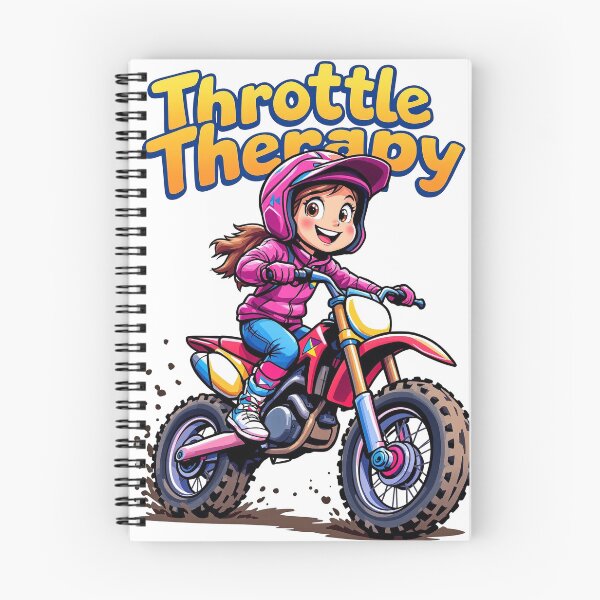 Item preview, Throttle Therapy! Girl / Female / Woman Dirt Biker, Tomboy, Motorcycle designed and sold by GerrysShoppe.