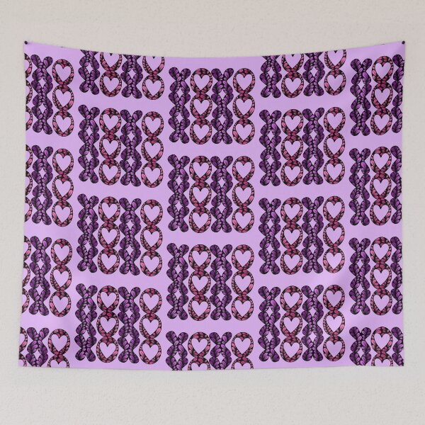Item preview, Zen Flower Petal Art - Pink and Purple XOXO designed and sold by SpeakBoldly.