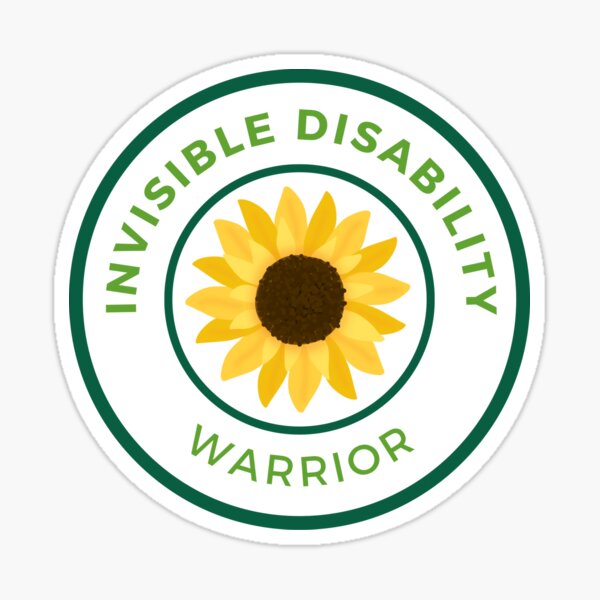 Item preview, Invisible Disability Warrior - Sunflower designed and sold by 4TheLoveofAll.