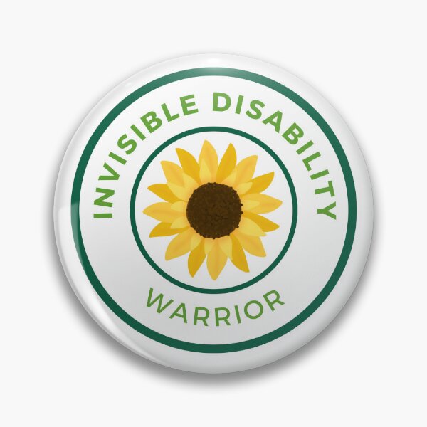Item preview, Invisible Disability Warrior - Sunflower designed and sold by 4TheLoveofAll.