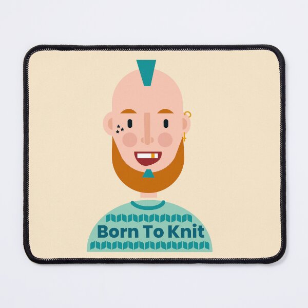 Item preview, Born To Knit designed and sold by lisajaynemurray.