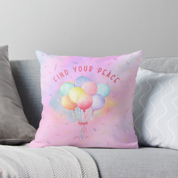 Item preview, Find your peace - Soft pastel ballons and Abstract Art background designed and sold by Fantacaroo Designs.