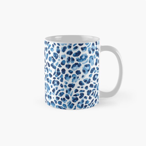 Item preview, Blue leopard skin seamless pattern designed and sold by Emily Waters.