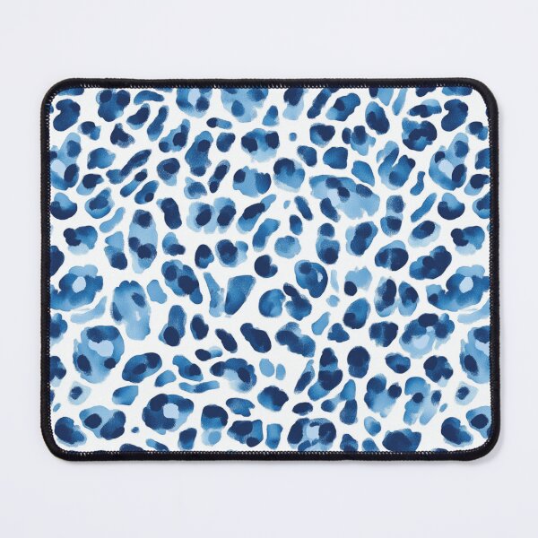 Item preview, Blue leopard skin seamless pattern designed and sold by Emily Waters.