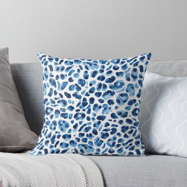 Item preview, Blue leopard skin seamless pattern designed and sold by Emily Waters.