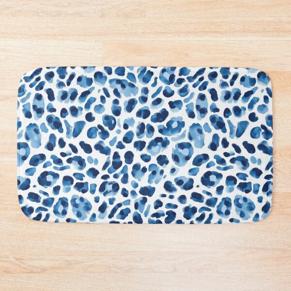 Item preview, Blue leopard skin seamless pattern designed and sold by Emily Waters.