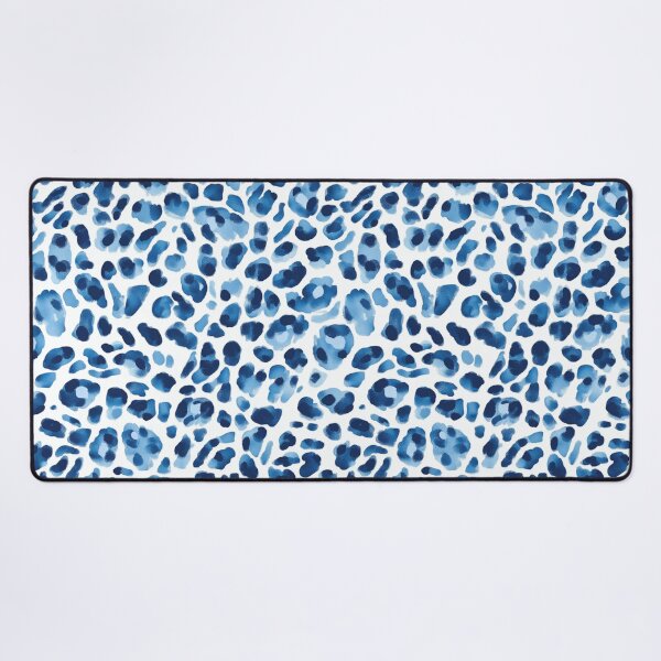 Item preview, Blue leopard skin seamless pattern designed and sold by Emily Waters.