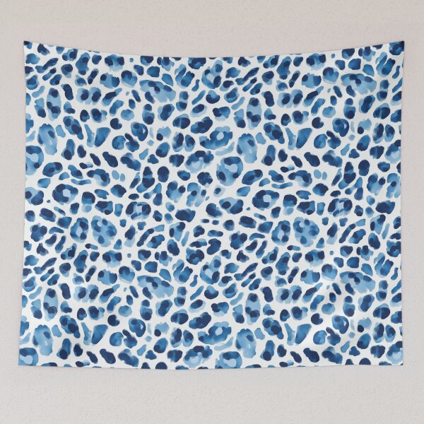 Item preview, Blue leopard skin seamless pattern designed and sold by Emily Waters.