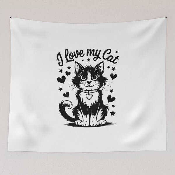 Item preview, I just Love My Cat designed and sold by edelmirodriguez.