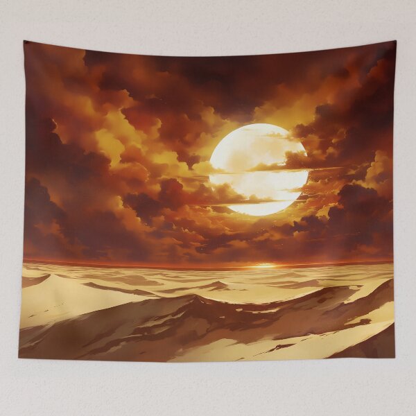 Item preview, Moon Over the Desert designed and sold by MakikoShop.