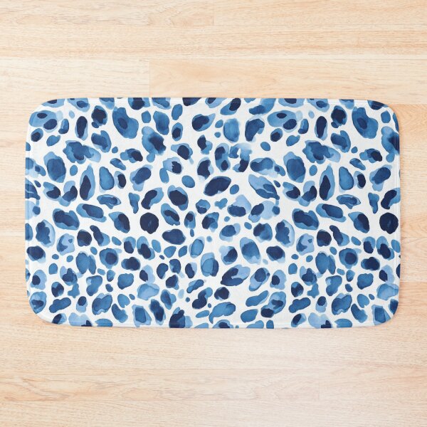 Item preview, Blue leopard skin seamless pattern designed and sold by Emily Waters.