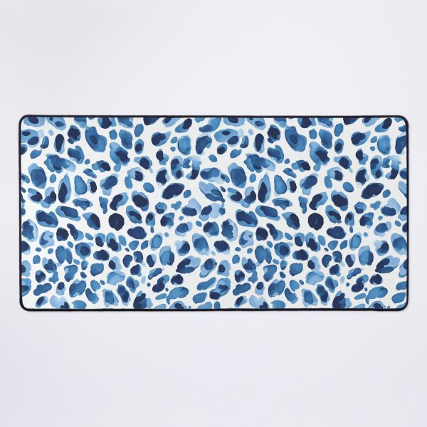 Item preview, Blue leopard skin seamless pattern designed and sold by Emily Waters.