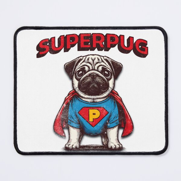 Item preview, Super Pug (Super Dog at rescue) designed and sold by BuzzHanger.