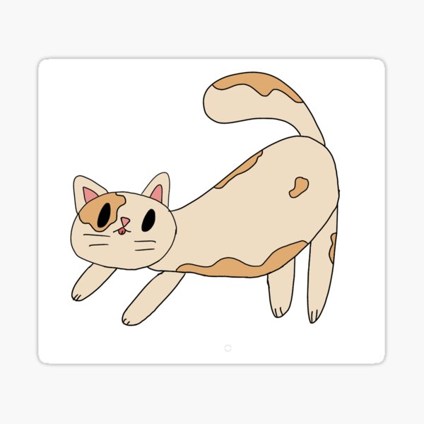 Item preview, Cat stretching  designed and sold by Little Chimken.