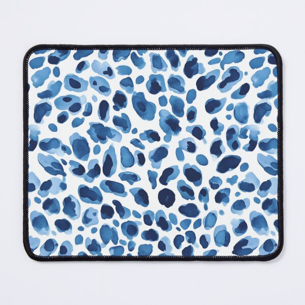 Item preview, Blue leopard skin seamless pattern designed and sold by Emily Waters.