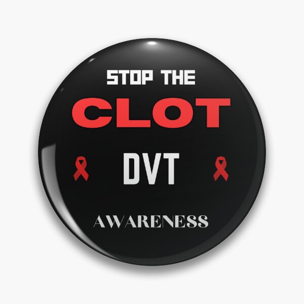 Item preview, Stop The Clot Deep Vein Thrombosis Red Ribbon T-Shirt designed and sold by FestivityFinds.