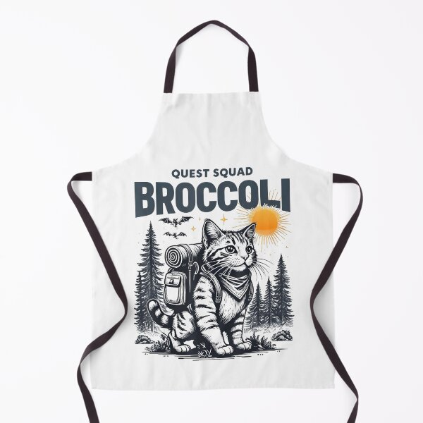Item preview, Quest Fantasy Squad Broccoli Funny Cat designed and sold by FantasyFablesC.