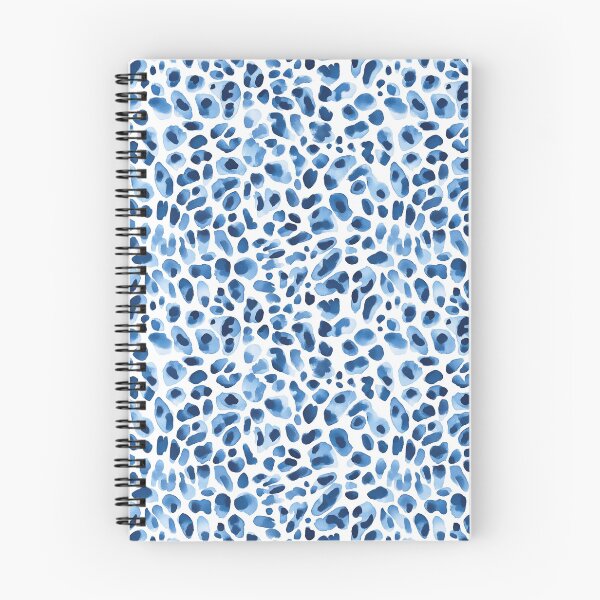 Item preview, Blue leopard skin seamless pattern designed and sold by Emily Waters.