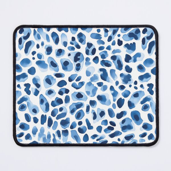 Item preview, Blue leopard skin seamless pattern designed and sold by Emily Waters.