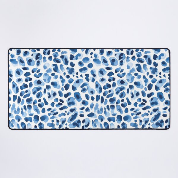 Item preview, Blue leopard skin seamless pattern designed and sold by Emily Waters.