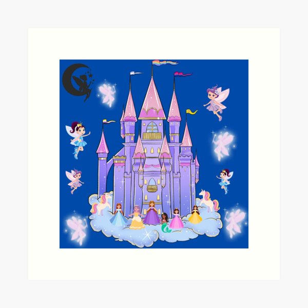 Item preview, Fairy princess party in the sky designed and sold by dinomonkey.