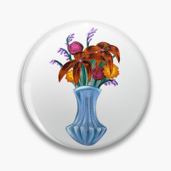 Item preview, Cute bouquet of flowers in a vase designed and sold by kaylatomlin.