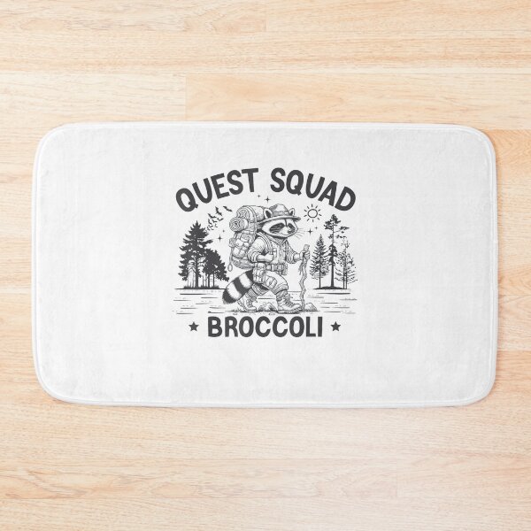 Item preview, Quest Fantasy Squad Broccoli Funny Raccoon designed and sold by FantasyFablesC.
