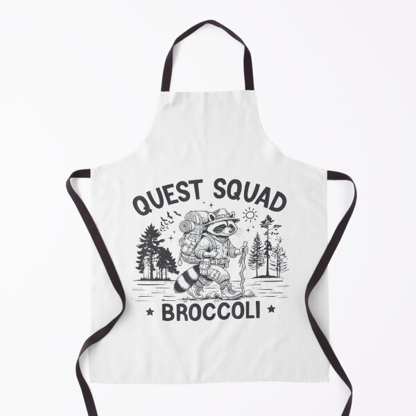 Item preview, Quest Fantasy Squad Broccoli Funny Raccoon designed and sold by FantasyFablesC.