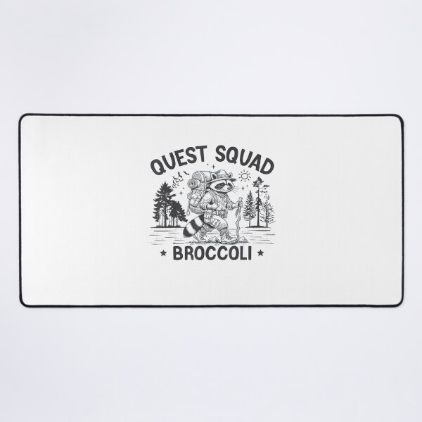Item preview, Quest Fantasy Squad Broccoli Funny Raccoon designed and sold by FantasyFablesC.