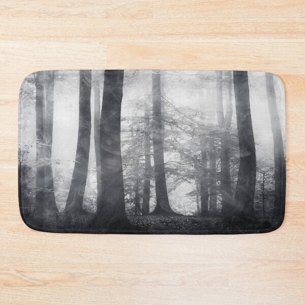 Item preview, Misty Forest In Black And White designed and sold by Dyrk Wyst Redbubble Shop.