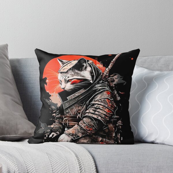 Item preview, Samuari Cat designed and sold by Santa Barbara Local.