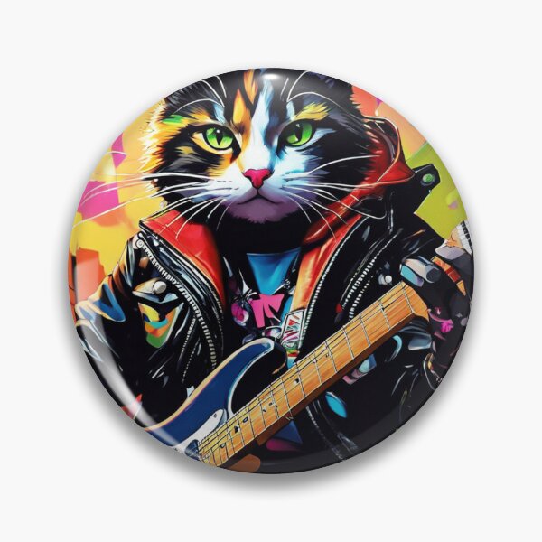 Item preview, Rock and Roll Cat designed and sold by Santa Barbara Local.