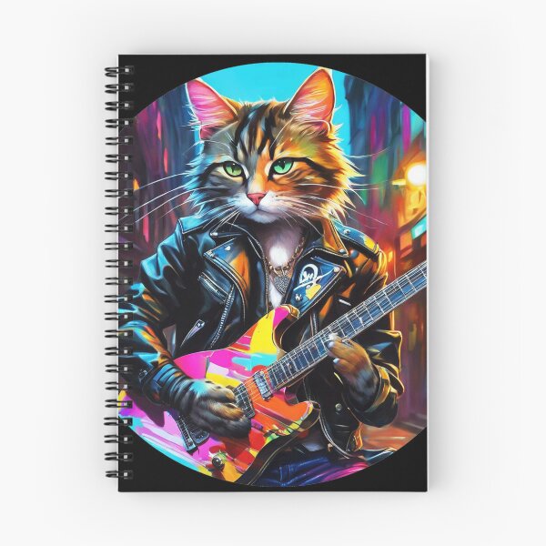 Item preview, Rock N Roller Cat designed and sold by Santa Barbara Local.