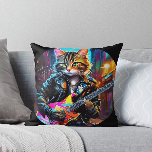 Item preview, Gato rockero designed and sold by Santa Barbara Local.