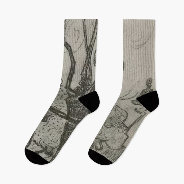 Item preview, A Bare Treetop in the Garden of the Asylum - 1889; Saint-rémy-de-provence, France by Vincent Van Gogh designed and sold by MashaQo.