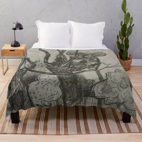 Item preview, A Bare Treetop in the Garden of the Asylum - 1889; Saint-rémy-de-provence, France by Vincent Van Gogh designed and sold by MashaQo.