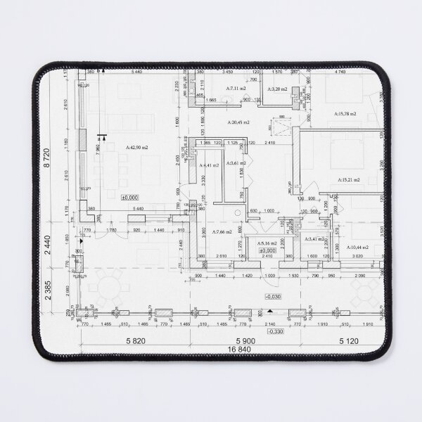 Item preview, Detailed architectural private house floor plan, apartment layout, blueprint. Vector illustration designed and sold by Familyshmot.