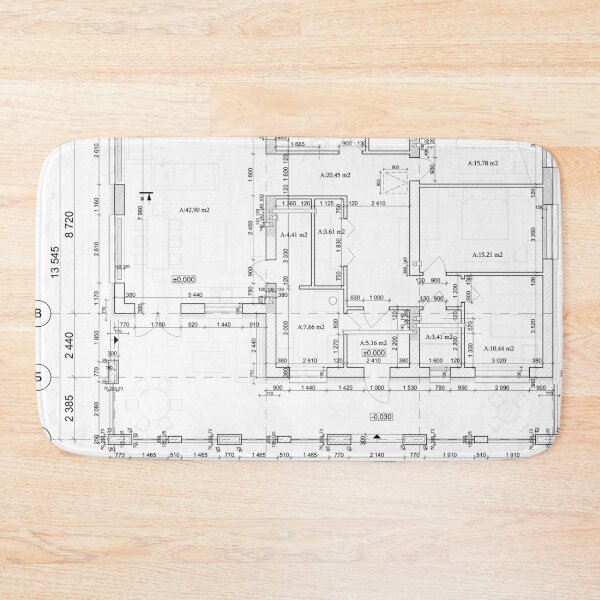 Item preview, Detailed architectural private house floor plan, apartment layout, blueprint. Vector illustration designed and sold by Familyshmot.