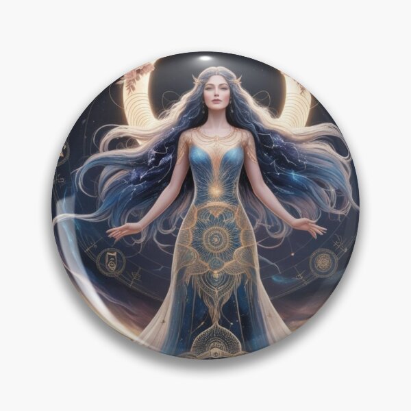 Item preview, Celestial Goddess – The Power of Feminine Divinity designed and sold by DehatiCanvas.