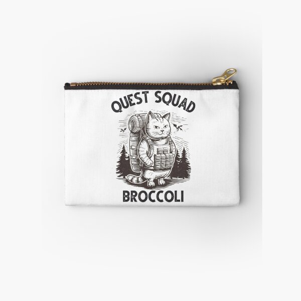 Item preview, Quest Squad Broccoli Funny Cat Cute designed and sold by FantasyFablesC.