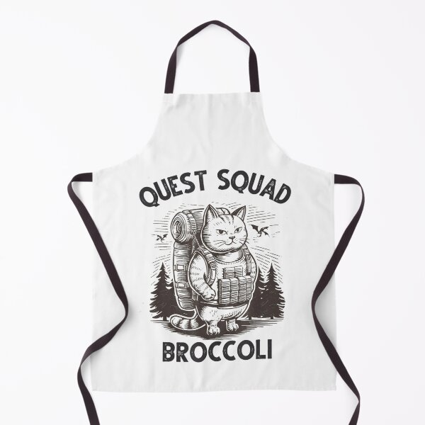 Item preview, Quest Squad Broccoli Funny Cat Cute designed and sold by FantasyFablesC.