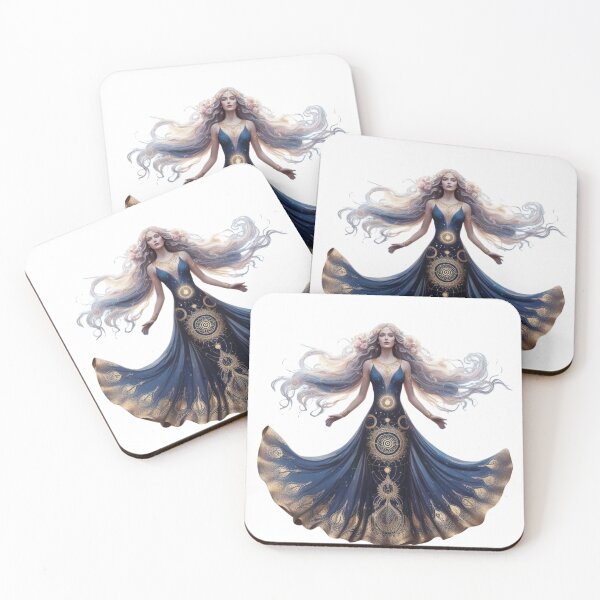 Item preview, Celestial Goddess – The Power of Feminine Divinity designed and sold by DehatiCanvas.