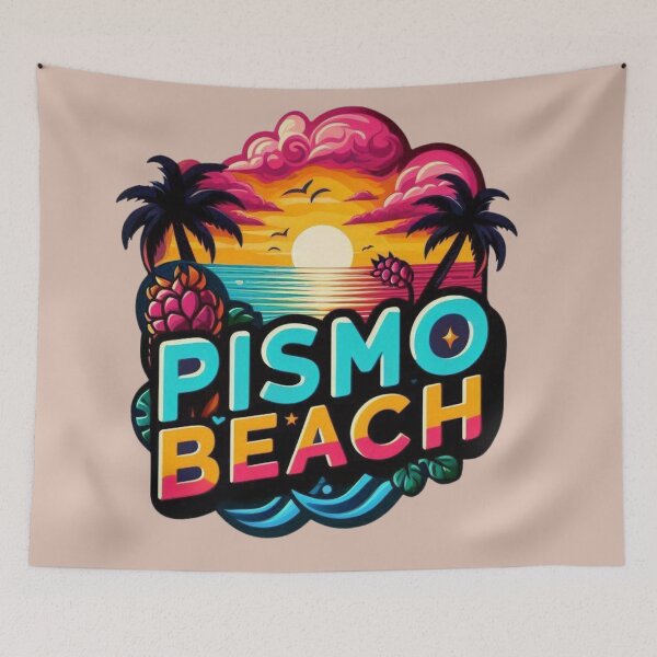 Item preview, Pismo Beach, California USA designed and sold by Myra365Art.