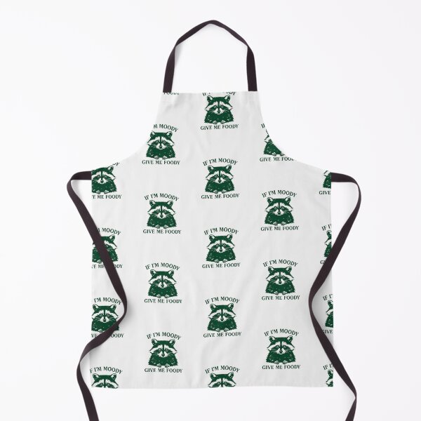 Item preview, "If I'm Moody, Give Me Foody" – Funny Feral Raccoon Food Lover Shirt designed and sold by Colorful-Garden.