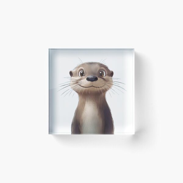 Item preview, Cute Otter designed and sold by NicolasGlowArt.