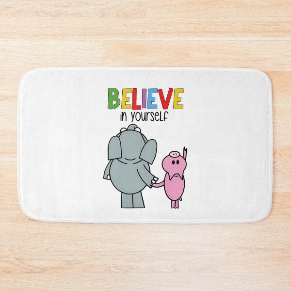 Item preview, Funny Men Girls Boys Believe In Yourself Elephant Piggie Pigeon Secret Vintage Photograp designed and sold by EdgarCollier.