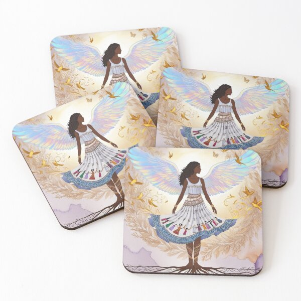 Item preview, Celestial Guardian – The Light Within designed and sold by DehatiCanvas.